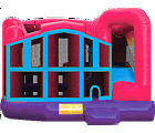 DREAM IN PINK 5 IN 1 INFLATABLE COMBO - wet or dry